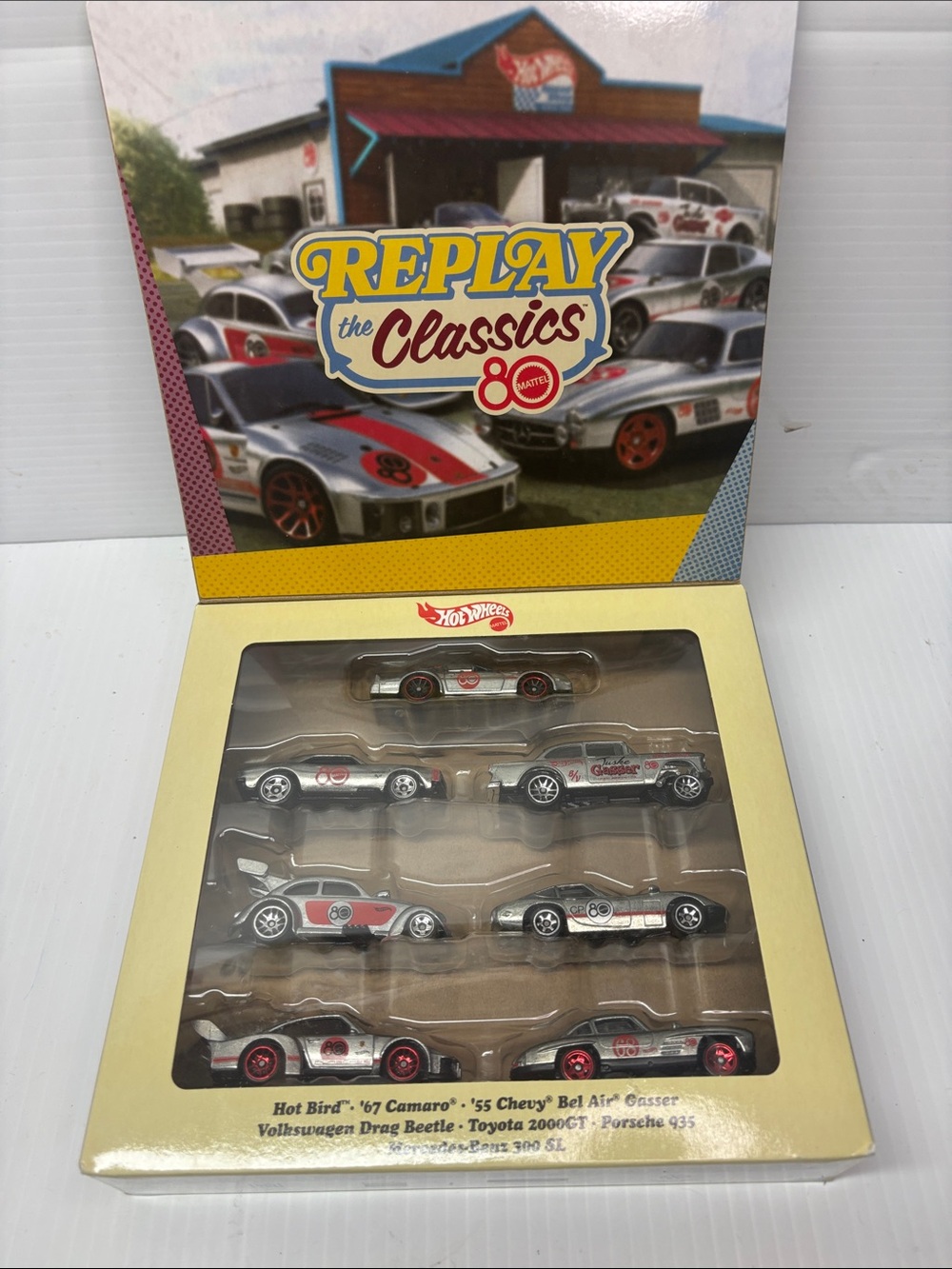 Hot Wheels Zamac Replay the Classics 80 Anniversary Mattel 7 Cars sets